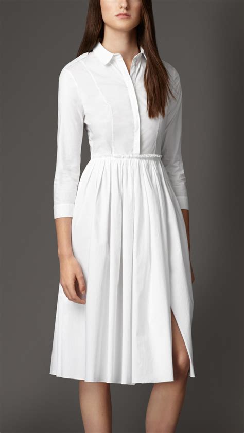 burberry white dress sale|Burberry white shirt sale.